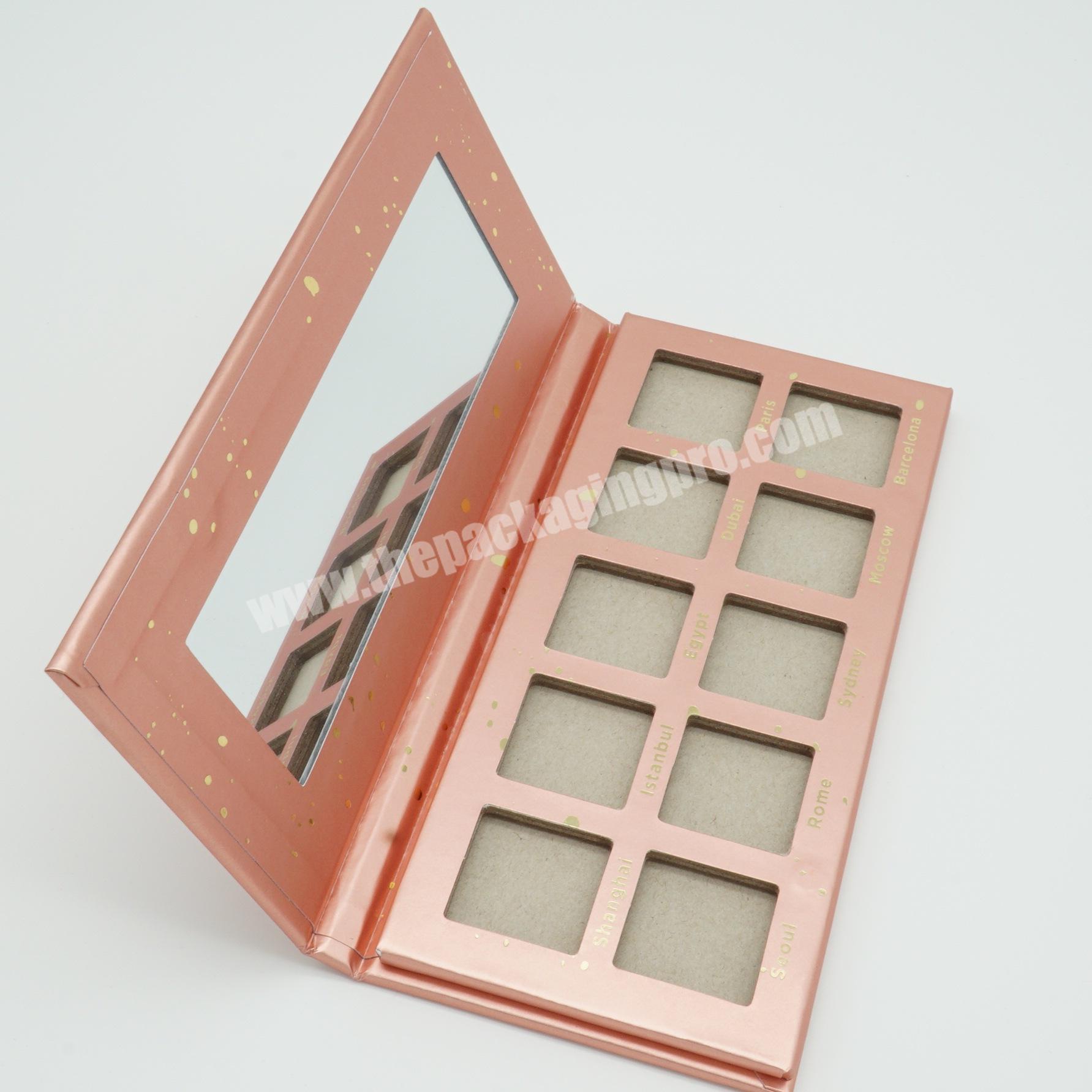 China Supplier cosmetic package box wholesale cosmetic packaging cosmetics palette packaging