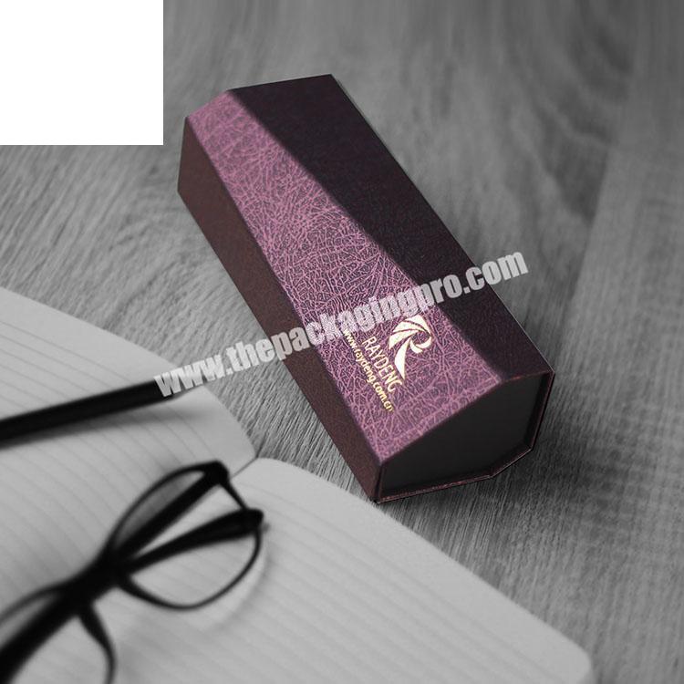 China supplier folded sunglasses case package box custom printed