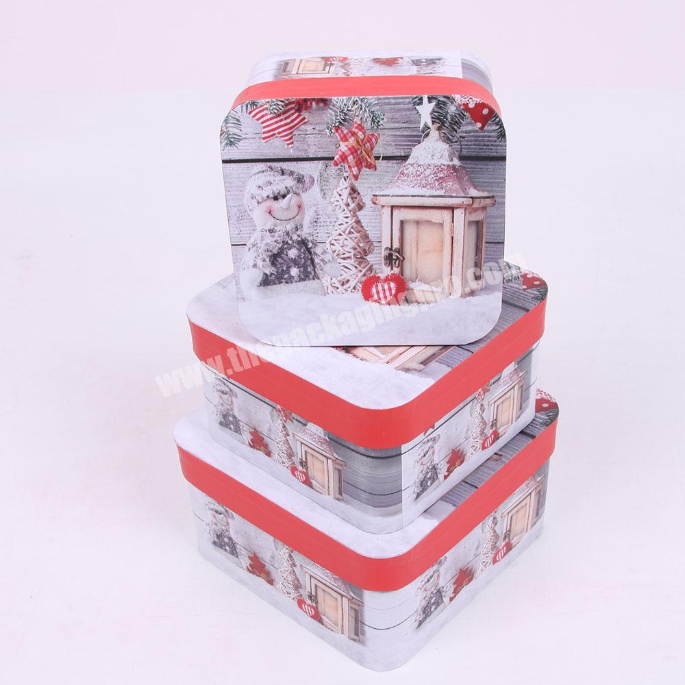 China Supplier Handmade Square Paper Boxes With Custom Logo