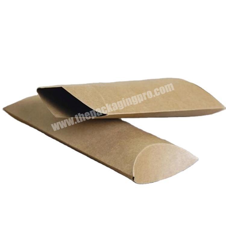 China Supplier Manufacturers wholesale Kraft Paper Pie case Brown color kraft paper pillow case with window