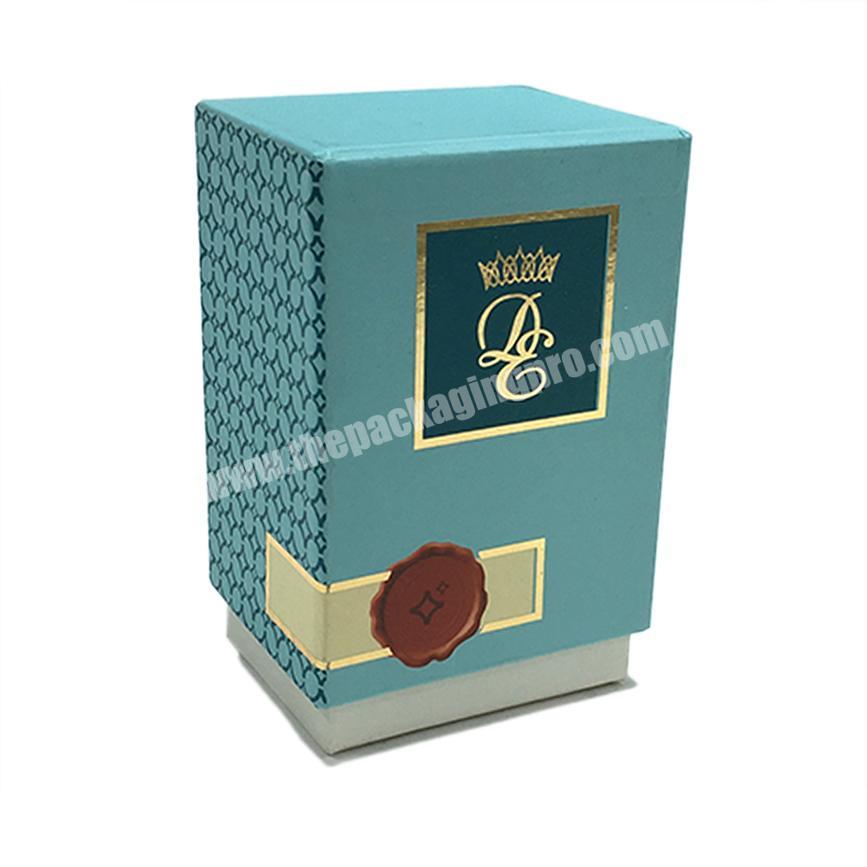 China supplier packaging boxes candle novel box matte black tin