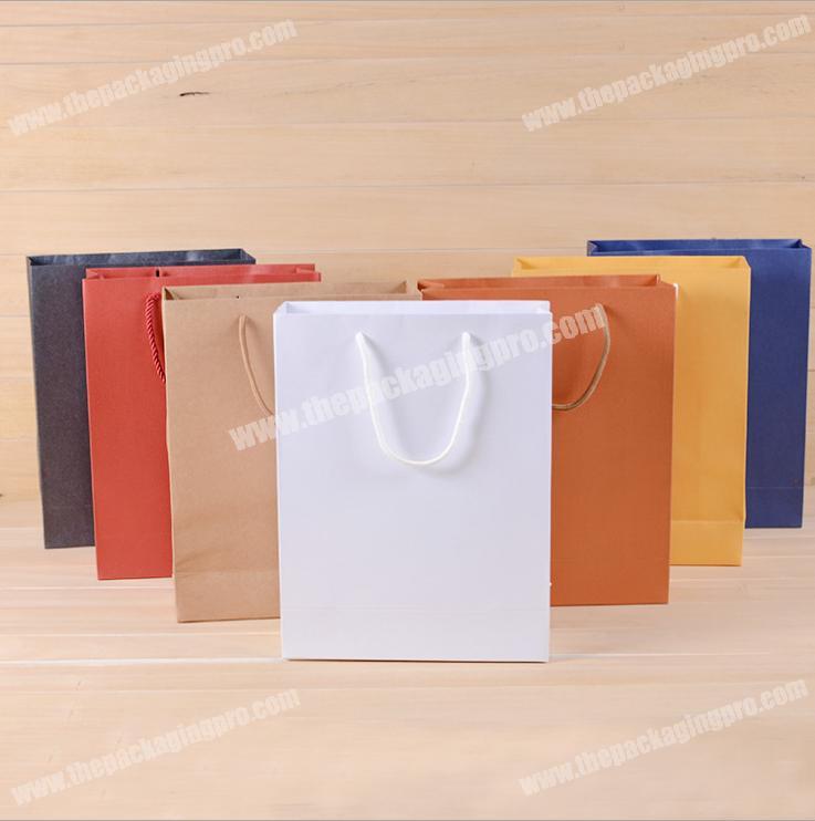 china supplier shopping colorful stand up kraft paper bag