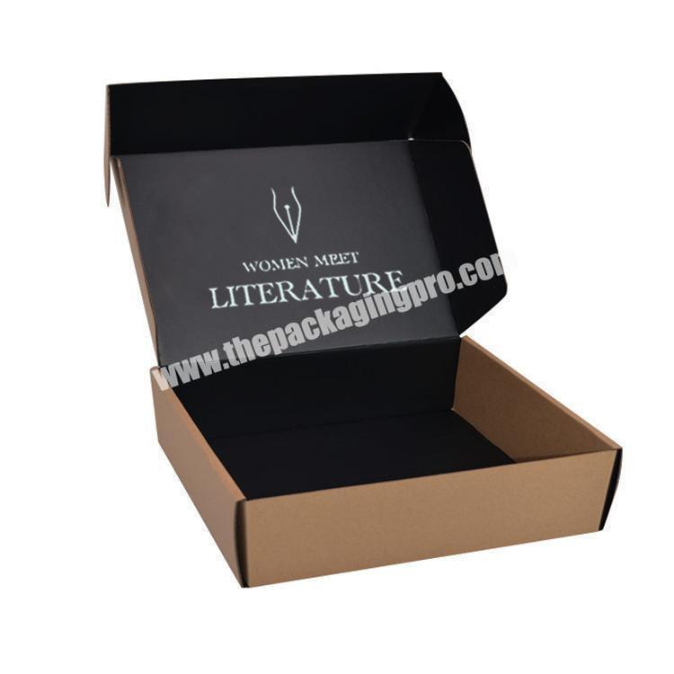 China Supplier Wholesale Good Design Luxury Shipping Box Custom Cosmetic Packaging Carton Corrugated kraft Paper for Sale