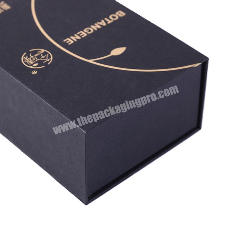 China Supplier Wholesale of cosmetics gift boxes upscale beauty makeup essence liquid gift box magnetic gift paper box