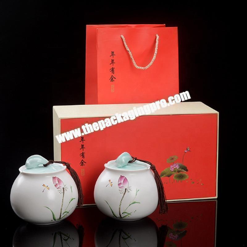 China suppliers custom handmade fashionable rigid packaging mailing box for tea