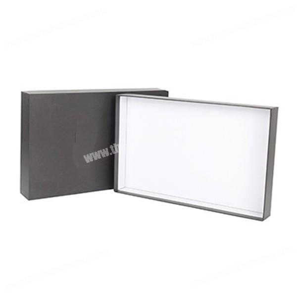 China suppliers hard recycle gift packaging manufacturers custom black cardboard lid and base notebook pen box