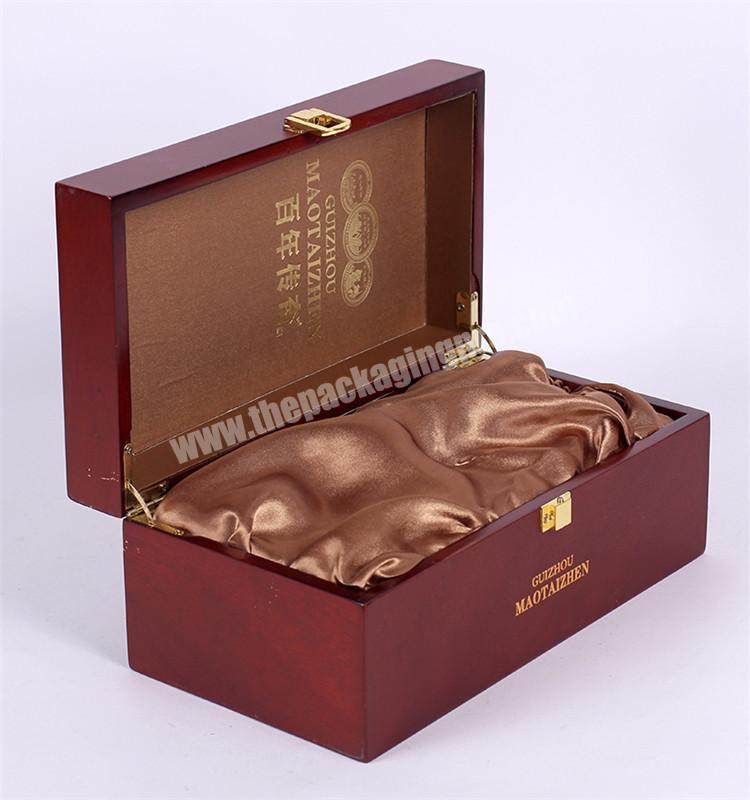 China tea cup packaging wooden storage box custom wooden wine gift box
