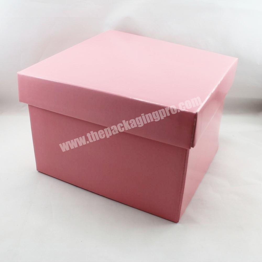 China Wholesale Big Factory Good Price Custom Gift Box Packaging Paper With Lid Cheap