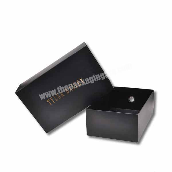 China Wholesale Black Shoe Boxes With Nice Printing