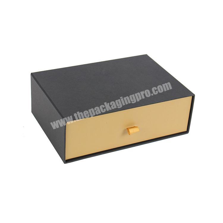 China wholesale eco friendly paper cardboard apparel retail packaging boxes with drawer