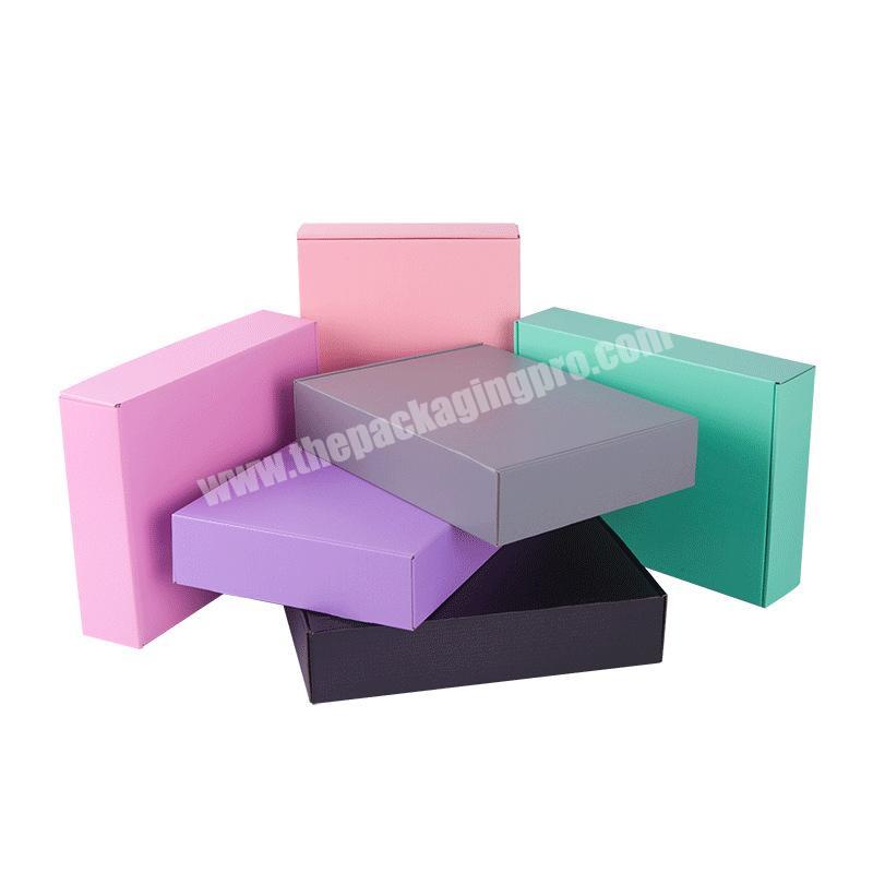 Chinese factory corrugated box with handle corrugated mailing box corrugated gift box good price
