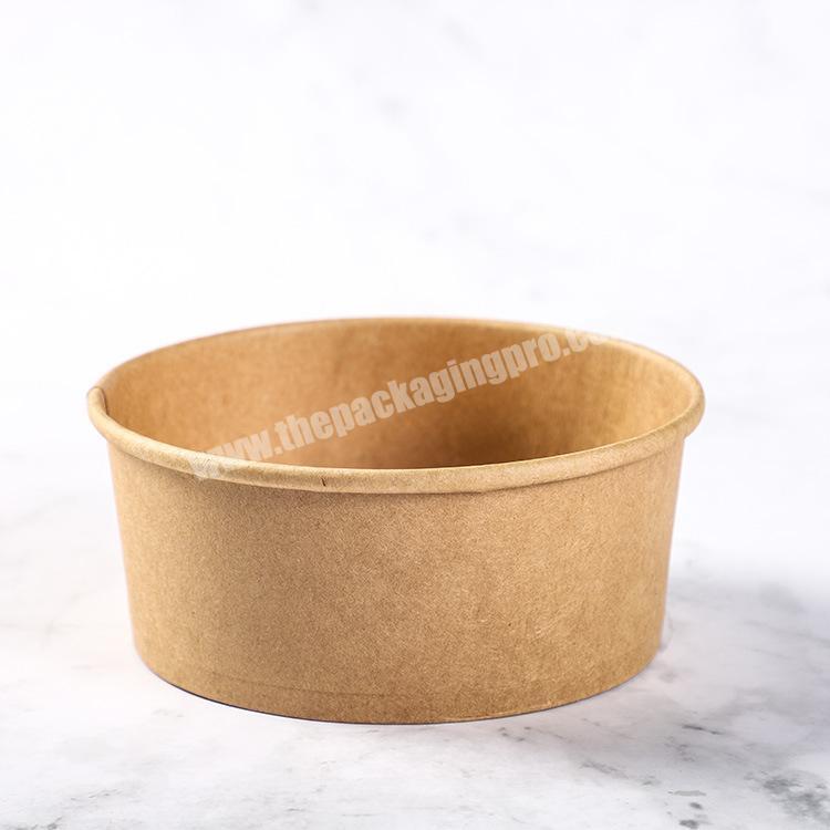 Chinese factory disposable paper bowl rice paper water bowl custom print paper bowls with good after sale service