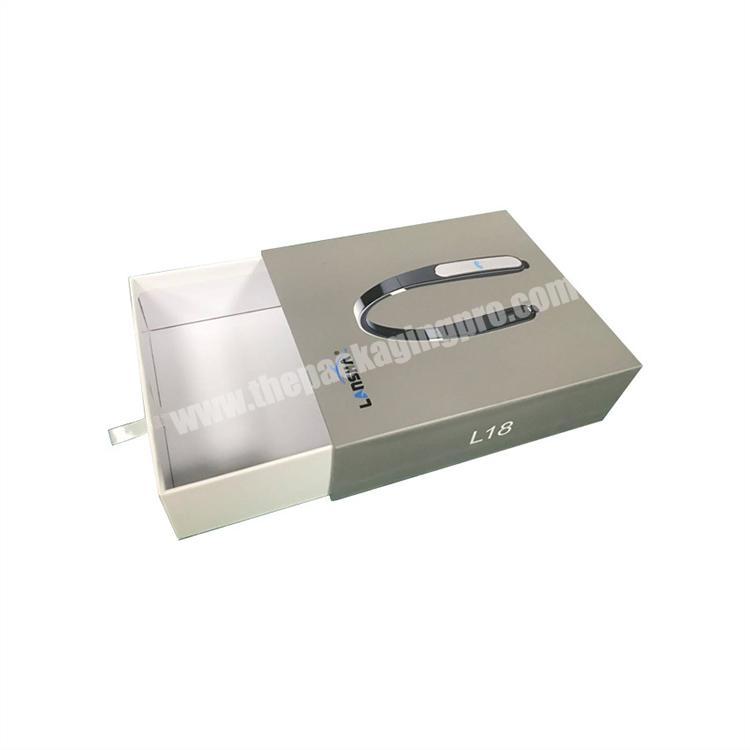 chinese factory hot sale open gift slide box packaging
