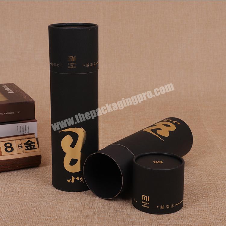chinese factory hot stamped biodegradable cylinder box