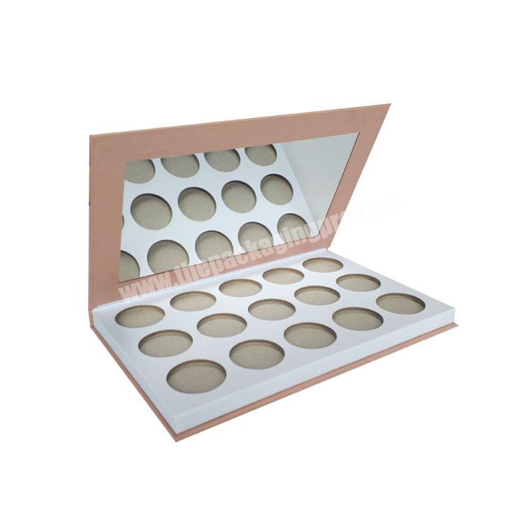 Chinese factory professional custom empty box for eyeshadow palette