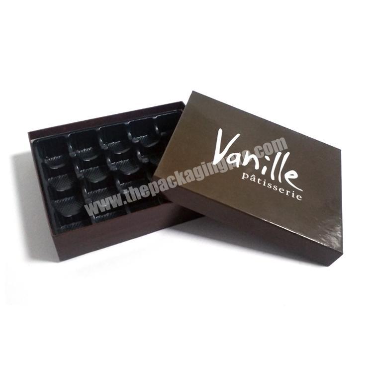 Chinese factory wholesale custom handmade chocolate truffle bonbon gift packaging box