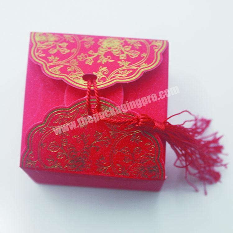 Chinese High Fashion WeddingBirthday paper Gift Package wedding candy Box