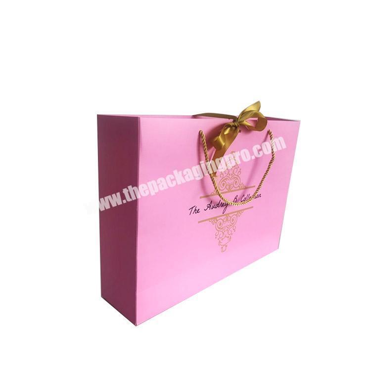Chinese supplier custom fashion Portable luxury gift box