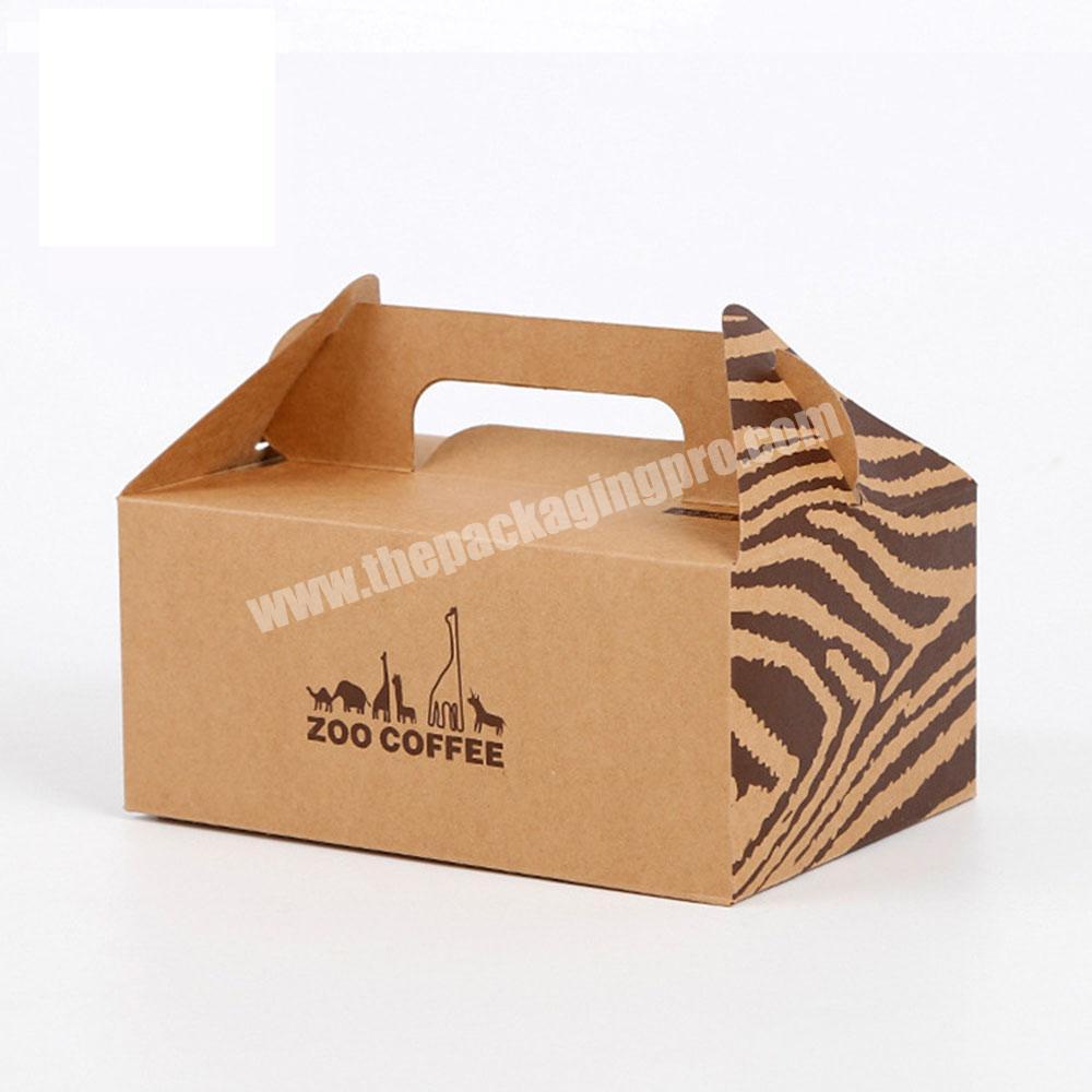 Chocolate Paper Cake Box Brown Kraft Paper Box Wholesale