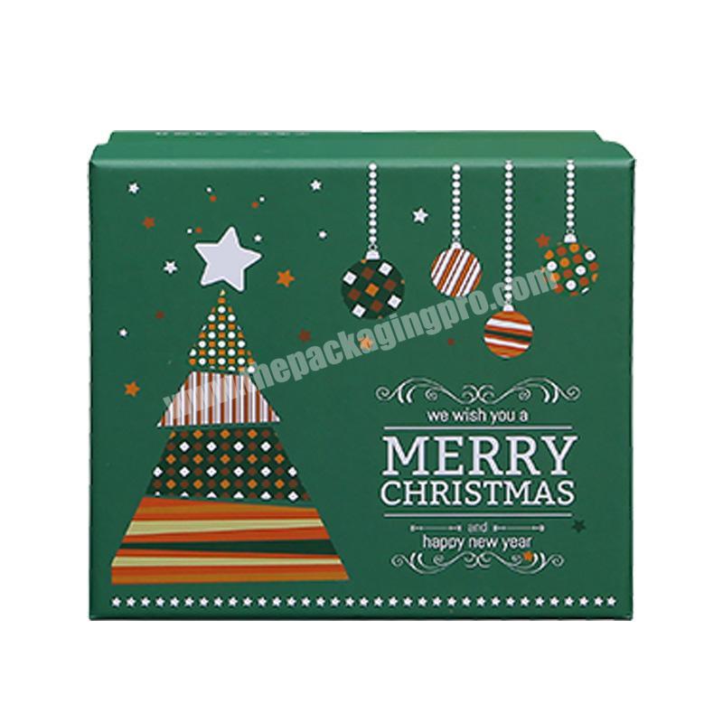 Christmas Candy Box Wedding Favors Decoration Paper Gifts Boxes Baby Shower Birthday Gift Bag Christmas Paper Box
