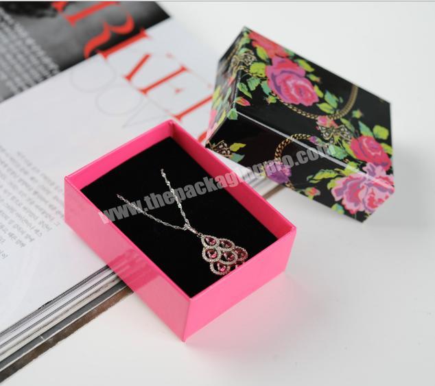 Christmas Custom Card Board Paper Jewelry Box For Elegant Paper Packing Box
