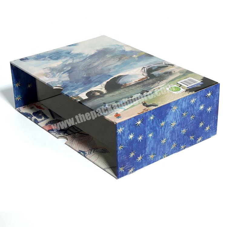 Christmas Custom decorative book shaped boxes boxcardboard gift box packaging