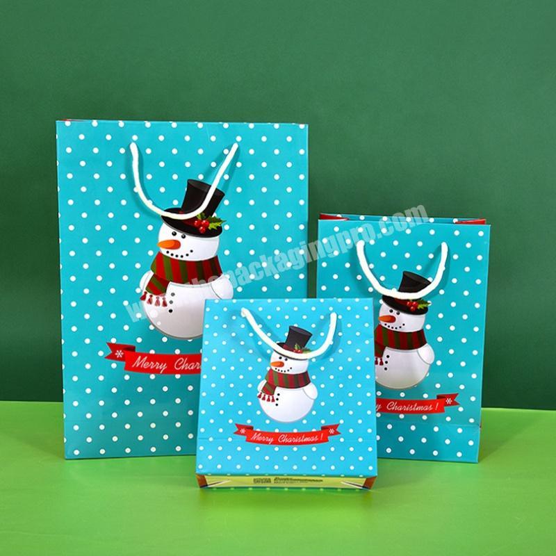 christmas gift paper packaging bags manufacturer