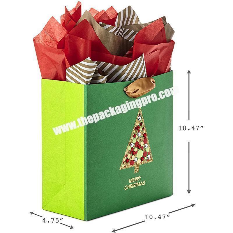 Christmas Paper Gift Bag for Holiday Celebration
