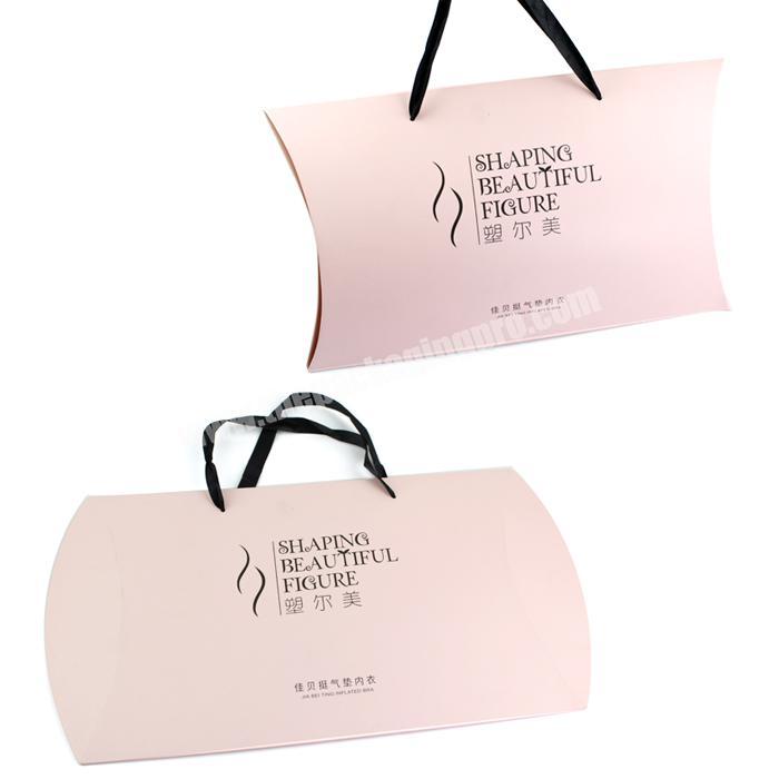 Christmas Pillow Boxes With Customized Printing Colorful Logo