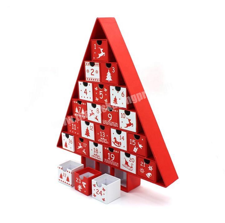 Christmas Tree Pattern Printable Countdown to Christmas Advent Calendar Box Christmas Gift Box