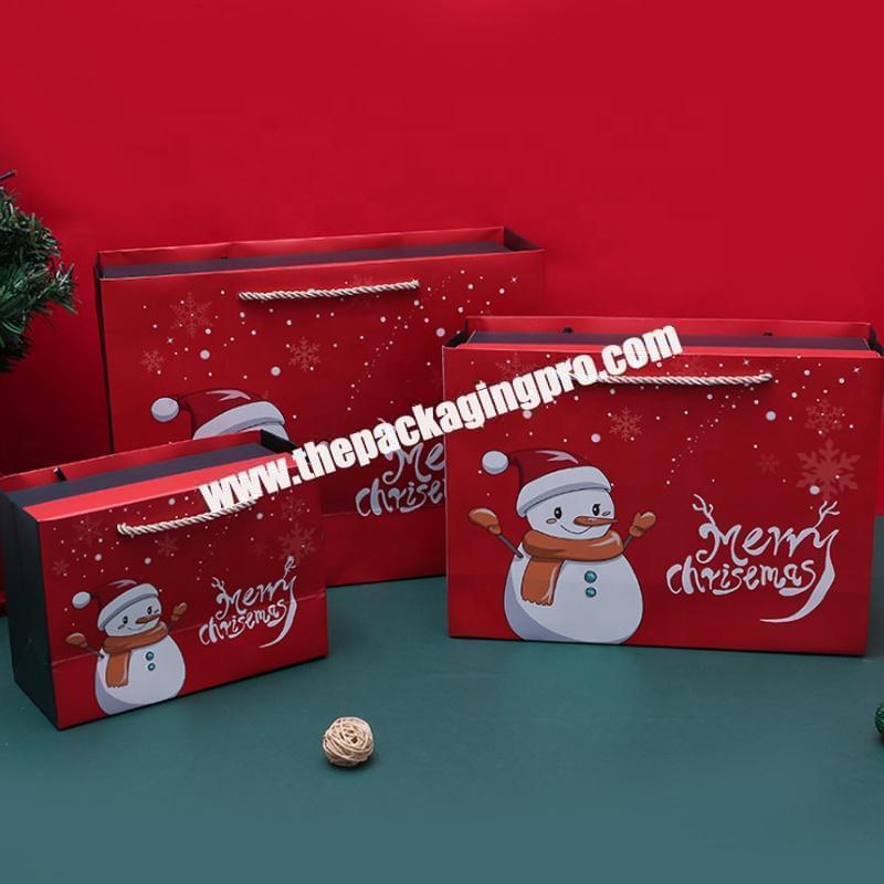 Christmas Xmas creative party gift wrap paper bag bakery paper bag