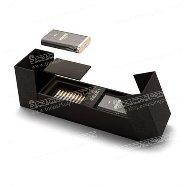 Black Cigarette Filters Packaging Box
