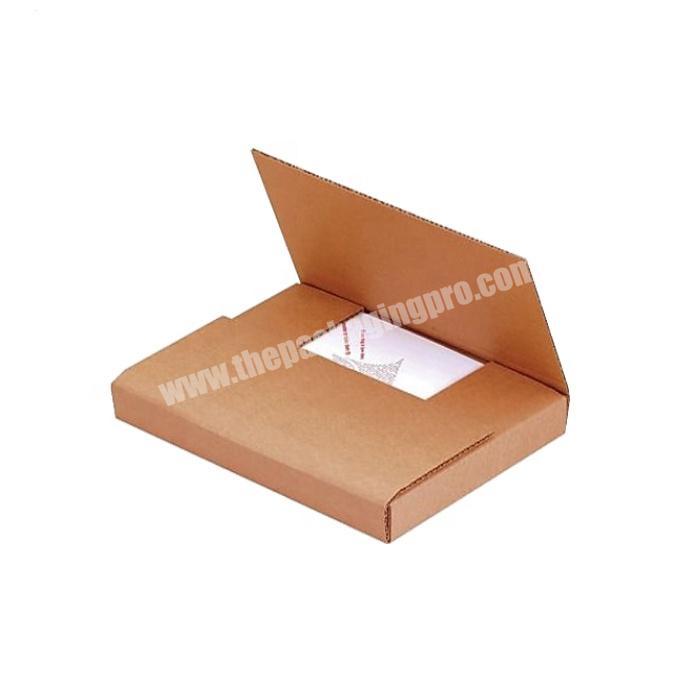 Clamshell corrugated paper mailer box display book packaging box