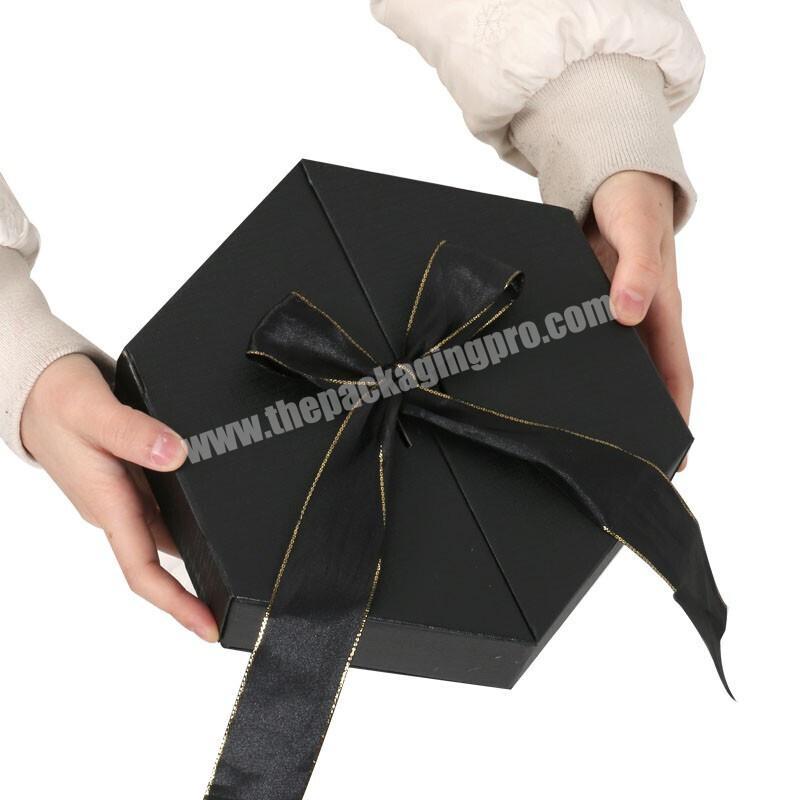 Classic Black Jewelry Gift Box Matt Packing Competitive Price Boxes With Logo Printing