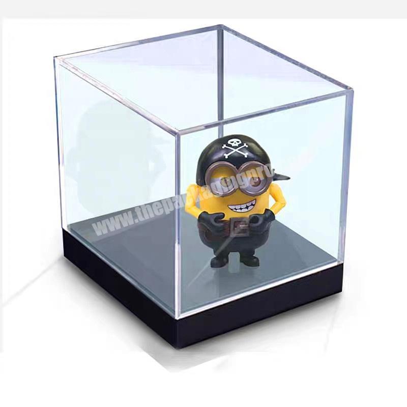 clear acrylic display box plastic acrylic boxes with hinged lids
