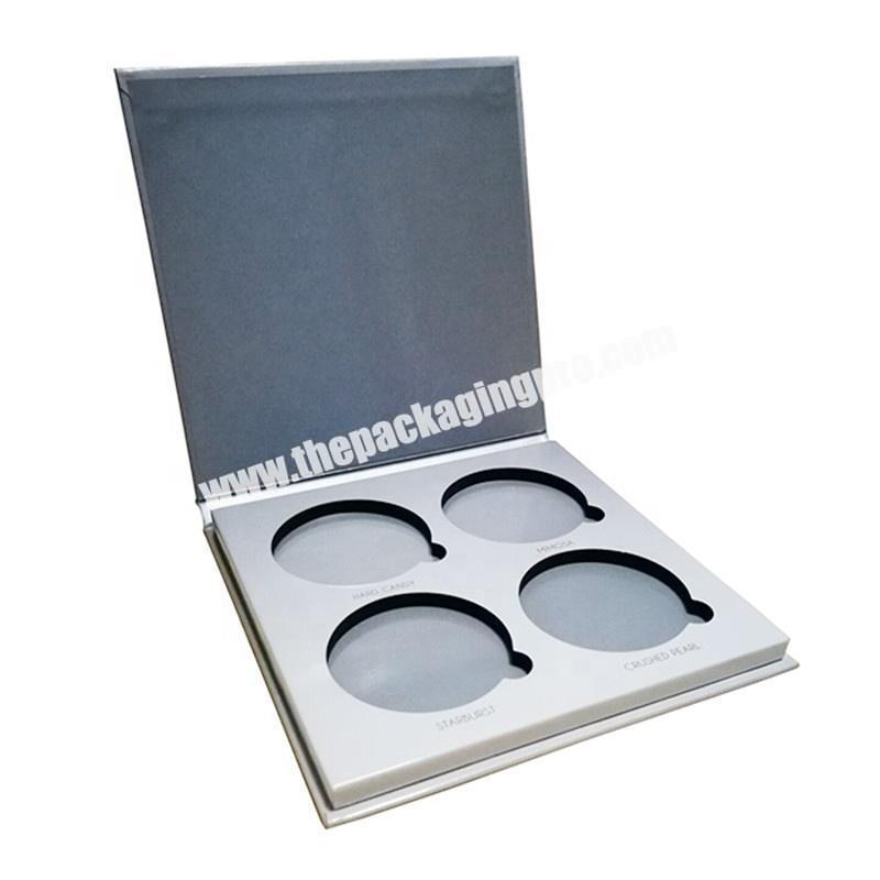 Clear paper packaging carton gift box for beauty cosmetic