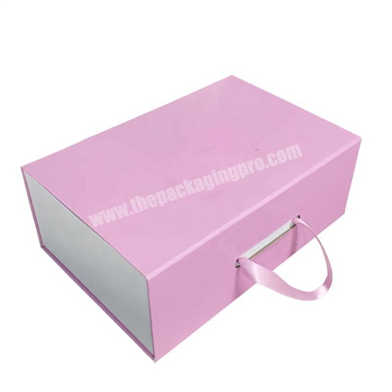 Clothes packaging cardboard paper gift boxes with custom logo