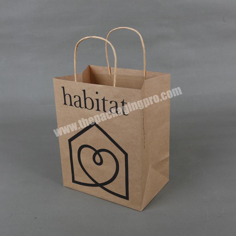 Clothing Shopping Kraft Brown Recycled Craft Paper Bag