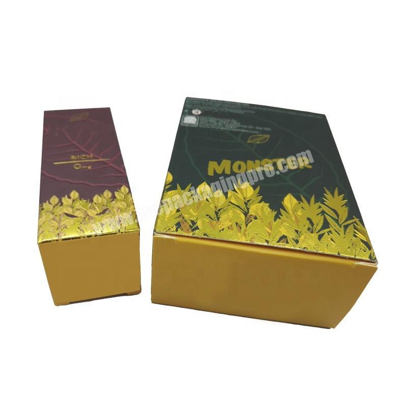 CMYK Packaging foldable 10ml 30ml 60ml 100ml eliquid small box package
