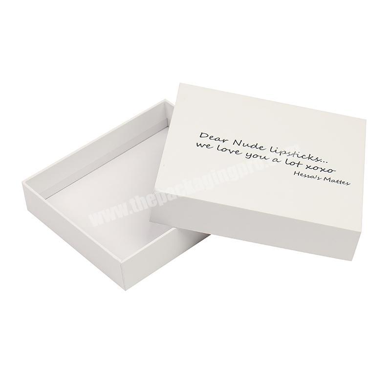 CMYK Whole Sale Matt Luxury Custom-made Cardboard Box Black Carton Packaging Cosmetic Box