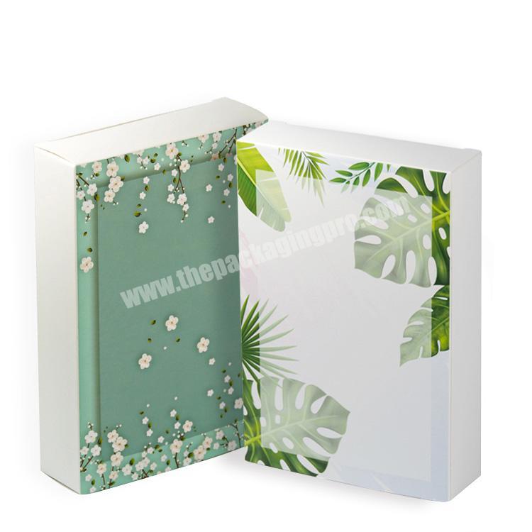 Coated Paper Boxes Custom Logo  Cardboard Paper Box Packaging Wholesale Package OEM Paper Box for Facial Mask