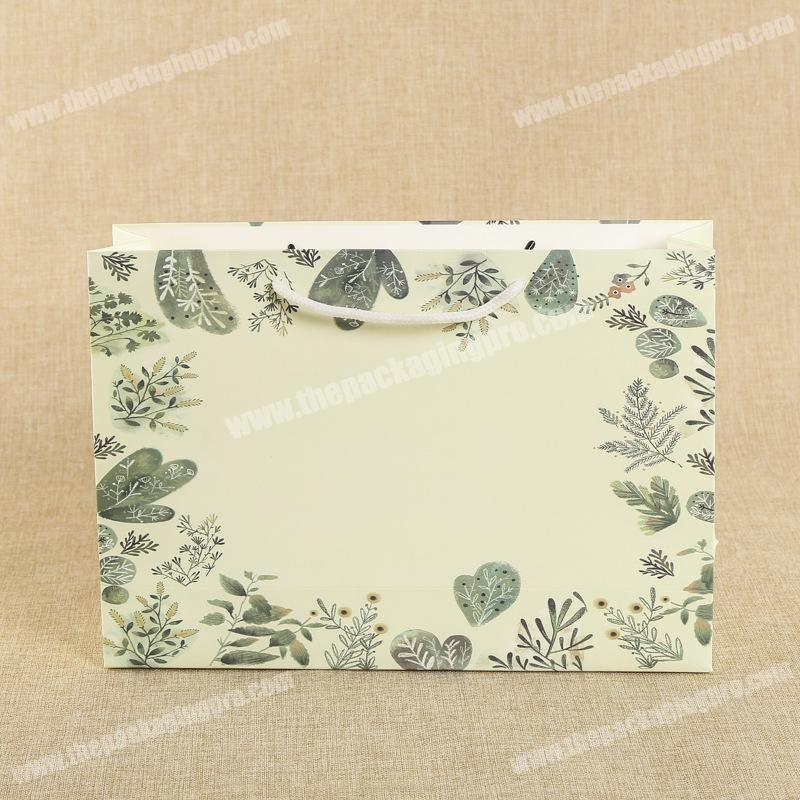 Color decorative pattern paper bag shopping