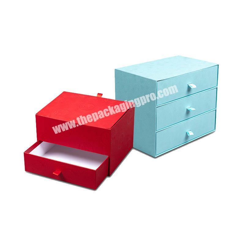 COLOR OFFSET PRINT FULL COLOR PRINTED PAPER 2 drawer packing beautiful design drawer box
