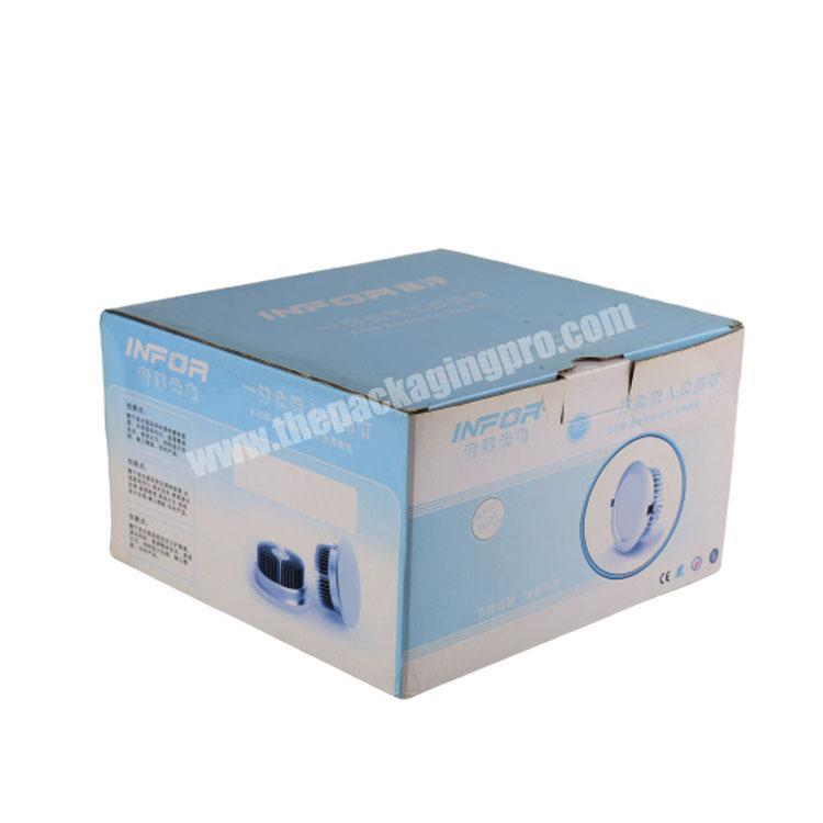 Color printed corrugated paper box packing storage box for auto partselectronic components equipment