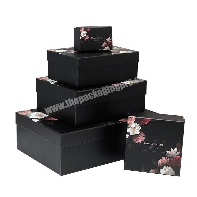 Color printing exquisite gift box creative gift box large rectangle