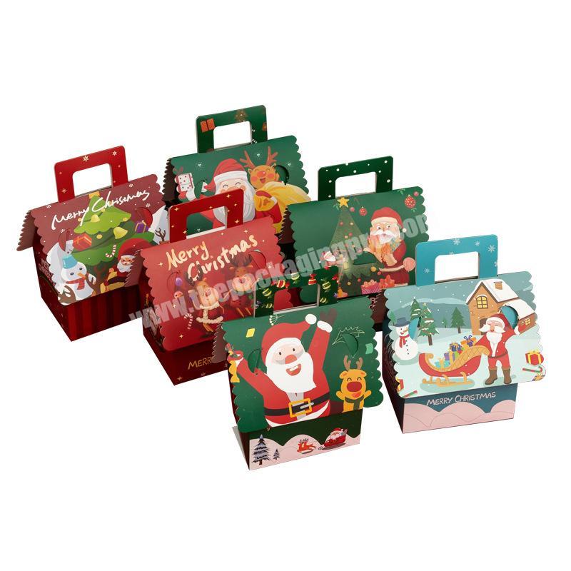 Color printing packaging wholesale candy chocolate Christmas gift box small house gift box