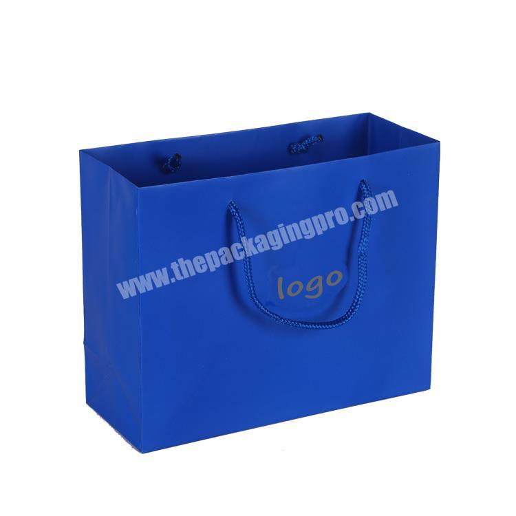 Colored luxury shopping wholesale paper bag custom print