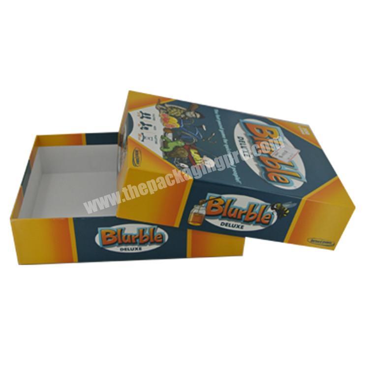 colorful card game box customized