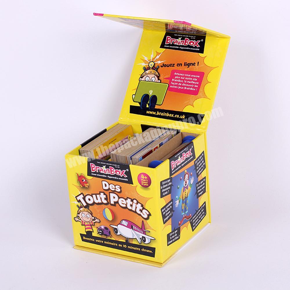 Colorful cardboard Box Paper Playing Card Package Box