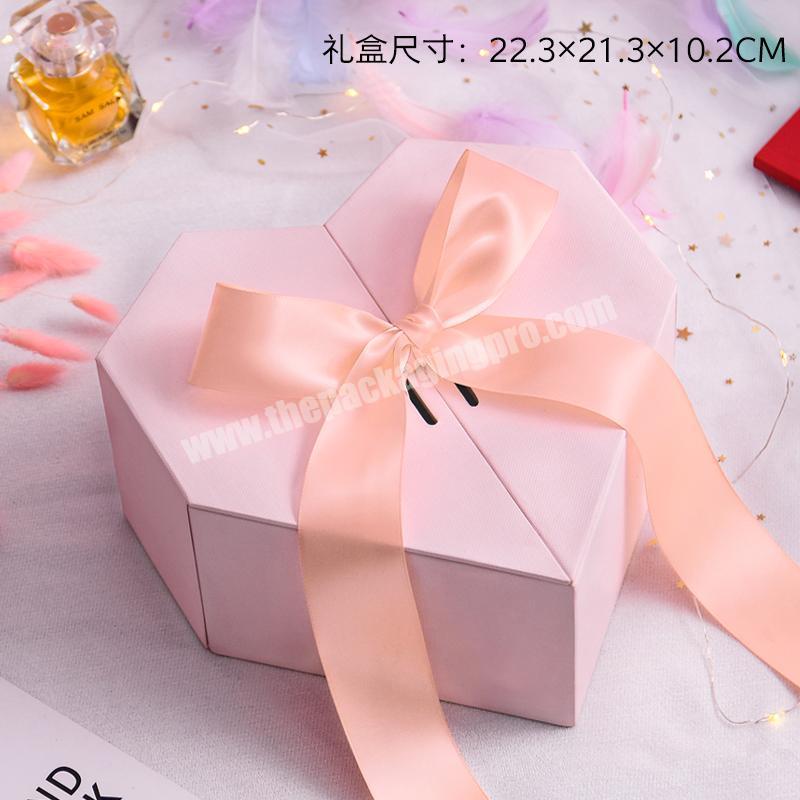 Colorful  Gift Box Filler Candy heart Box Gift Packing Supplies Birthday Party Decorations Wedding Flower Box